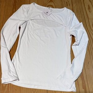 White Long Sleeve Women's Top